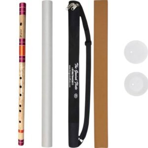 B Natural Base Bansuri Flute (Right Hand) 20.4 inches (52 cm)