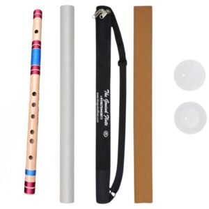 D Sharp Medium Bansuri Flute (Right Hand) 16.3 inches (41.5 CM)