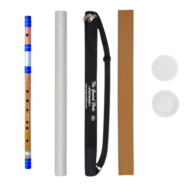 A Sharp Base  Bansuri Flute (Right Hand) 21.85 inches (55.5 cm)