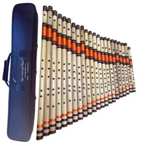 Premium Full Set Bansuri Flutes With Semi Hard Case